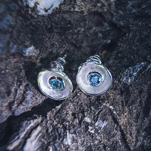 Classic Multi-Stone Earrings in 925 sterling silver, Goldlip Jewelry