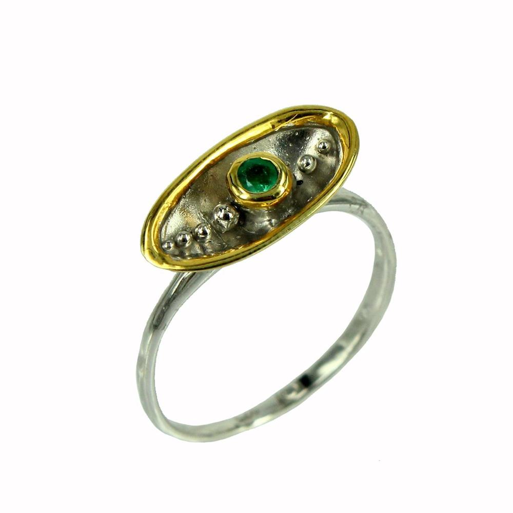 Stacking Emerald Ring-Rings-AdiOre Jewels