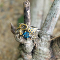 Stacking London Blue Topaz Ring-Rings-AdiOre Jewels