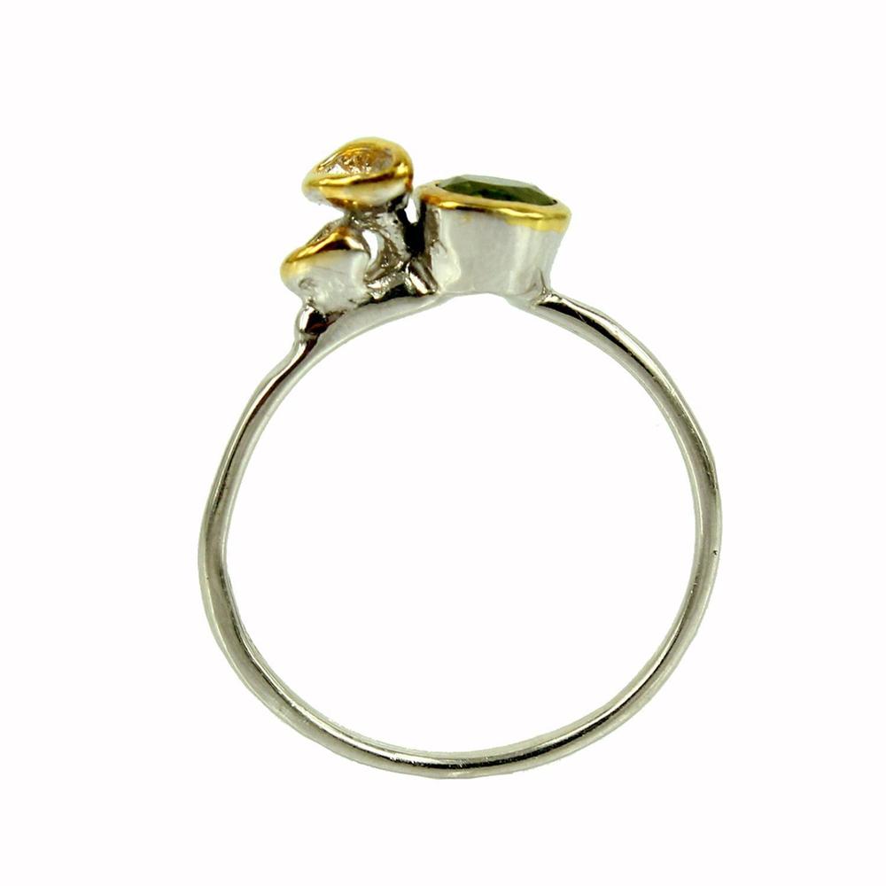 Stacking Peridot Ring-Rings-AdiOre Jewels