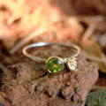 Stacking Peridot Ring-Rings-AdiOre Jewels