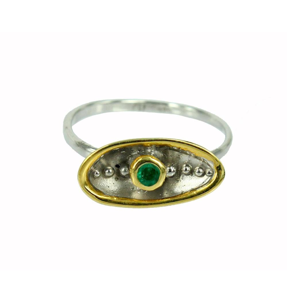 Stacking Emerald Ring-Rings-AdiOre Jewels