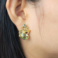 Alice Flemma Verde Earrings-Earrings-AdiOre Jewels
