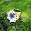 One Of A Kind Tierra Agate Geode Ring-Rings-AdiOre Jewels