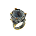 One Of A Kind Tierra Agate Geode Ring-Rings-AdiOre Jewels