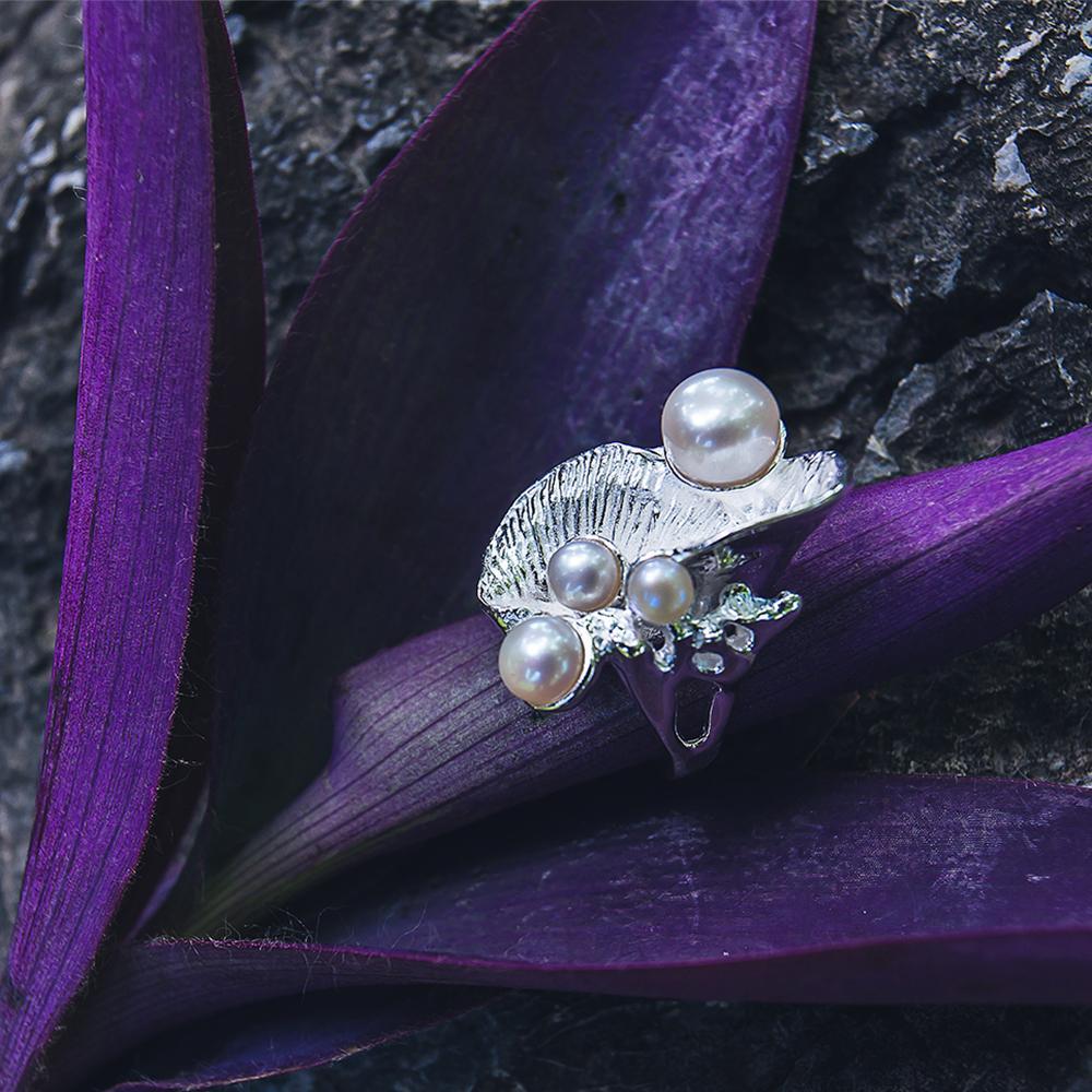 Aqua Tierra Perla Ring-Rings-AdiOre Jewels