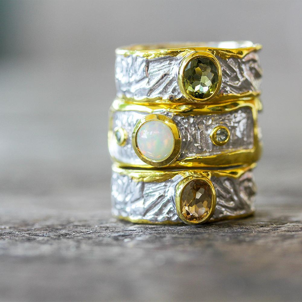 Classic Flemma Amarillo Ring-Rings-AdiOre Jewels