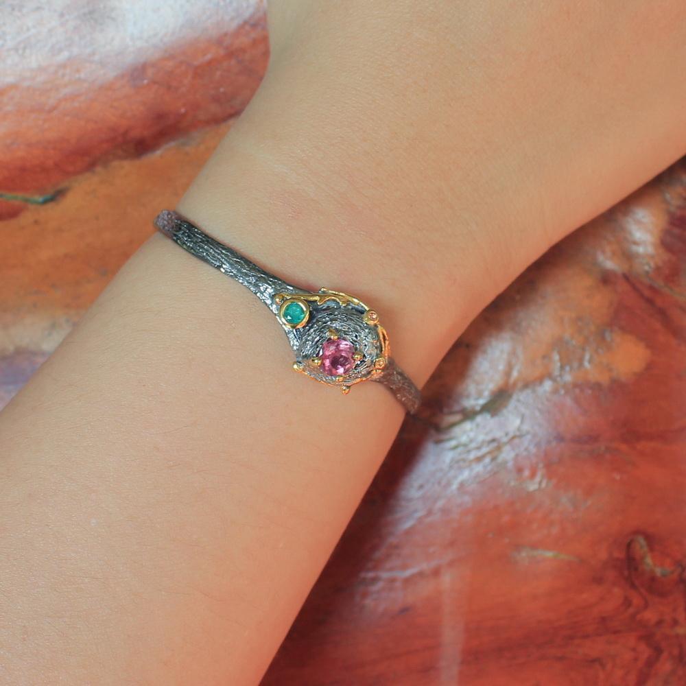 Alice Flemma Mezclado Cuff-Bangles-AdiOre Jewels