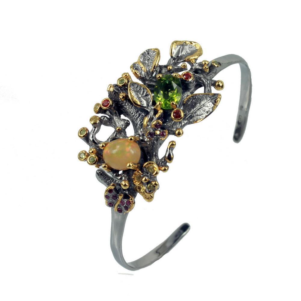 Opal Magic Flemma Mezclado Bangle-Bangles-AdiOre Jewels