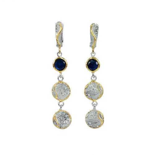Classic Spectrolite Drop Earrings in 925 sterling silver, Goldlip Jewelry