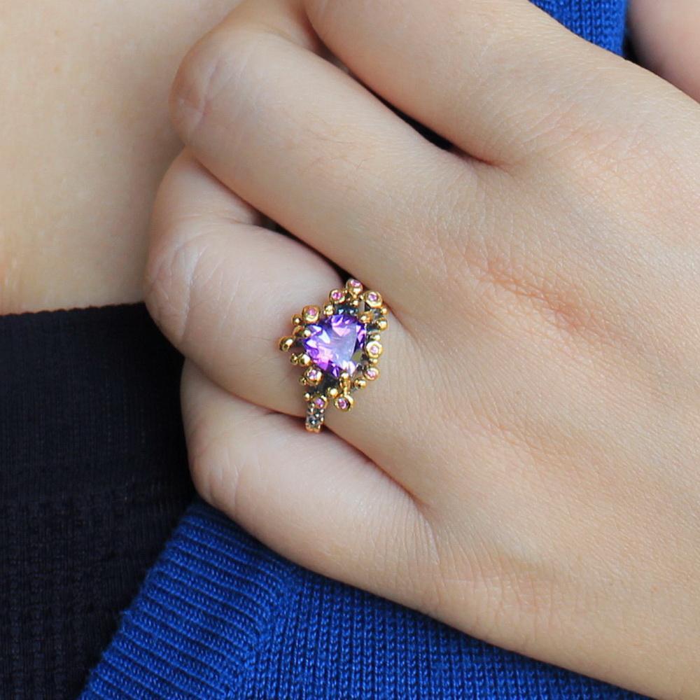 Alice Flemma Lila Ring-Rings-AdiOre Jewels