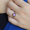 Alice Flemma Lila Ring-Rings-AdiOre Jewels