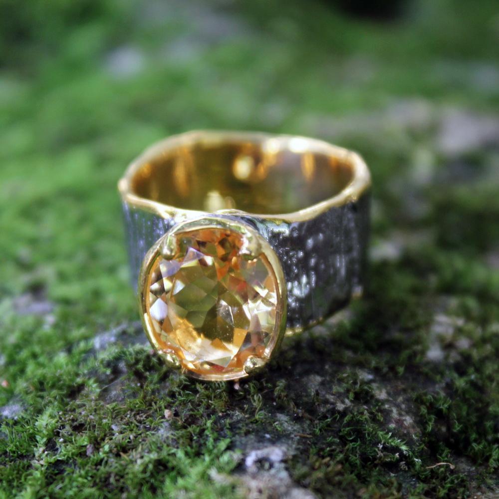Classic Flemma Amarillo Ring-Rings-AdiOre Jewels